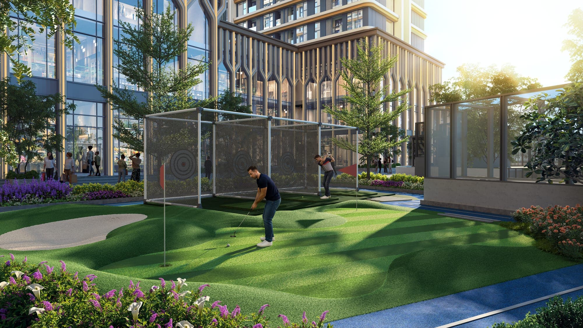 Sân tập golf – tiện ích Capital Square Đà Nẵng
