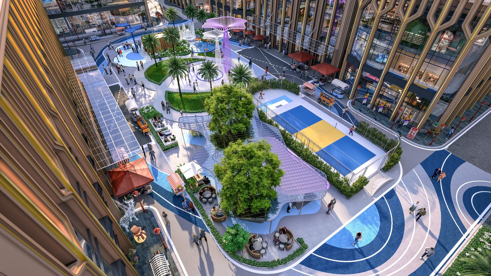 Đường chạy bộ – tiện ích Capital Square Đà Nẵng