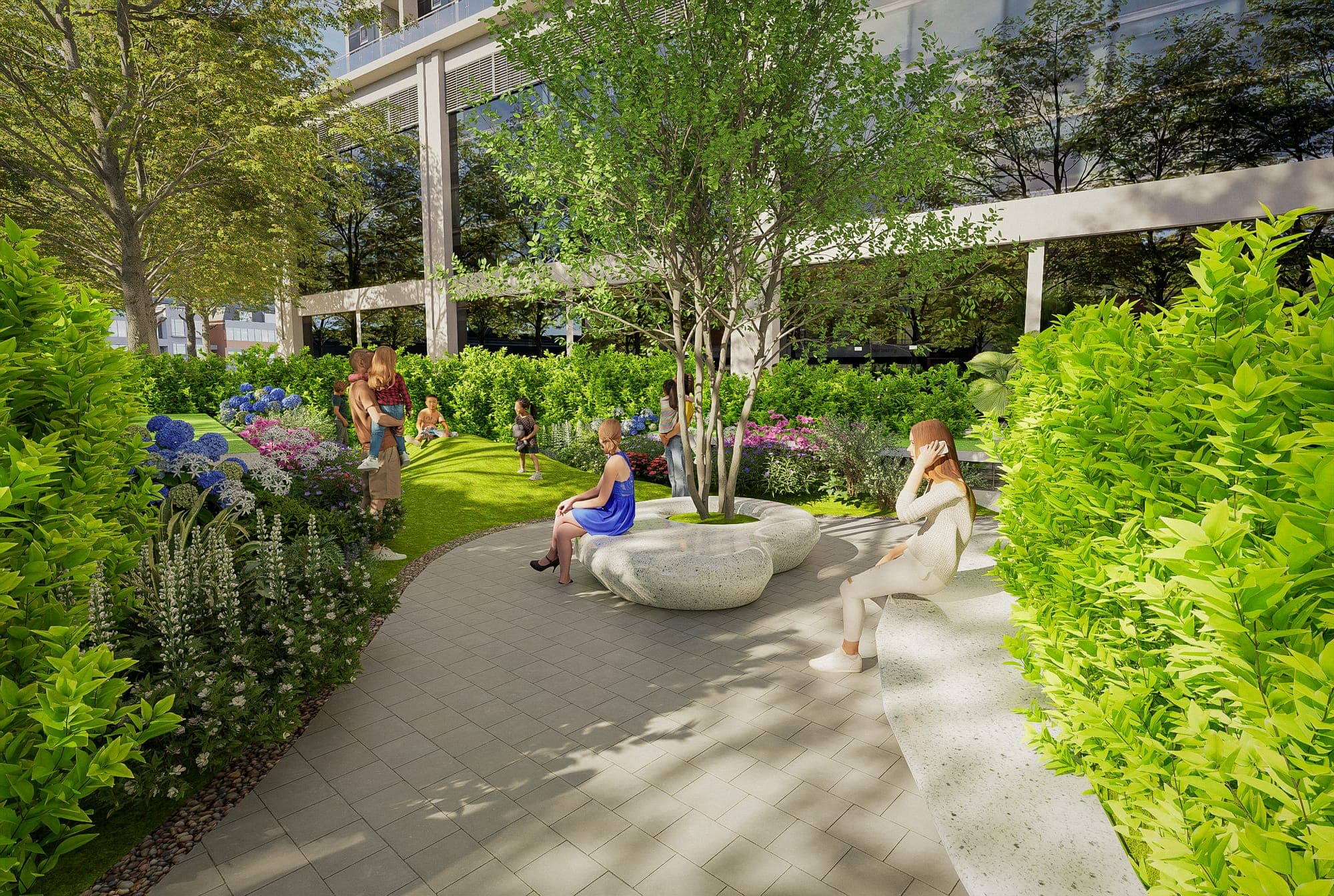 Vườn thư giãn – tiện ích Capital Square Đà Nẵng